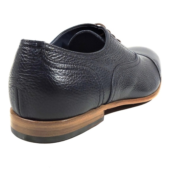 ALBERTO CICCIOLI ?? MEN\'S BLUE SOFT LEATHER OXFORD SHOES main image 4